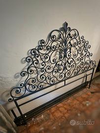 Testata letto in ferro battuto 