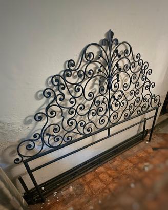 Testata letto in ferro battuto 