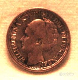 1/10 DI GULDEN CURACAO DEL 1944 D