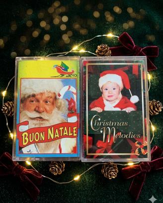 Lotto 2 Cassette Audio Natale Vintage - Rare