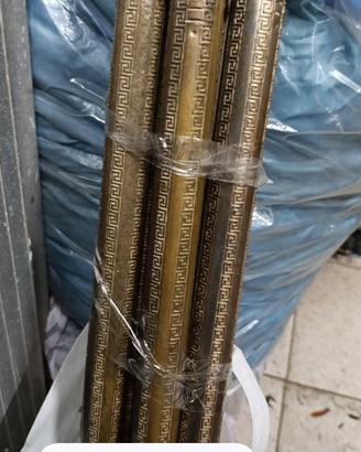 Colonne decorative in ottone 