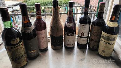 vini pregiati di annate varie