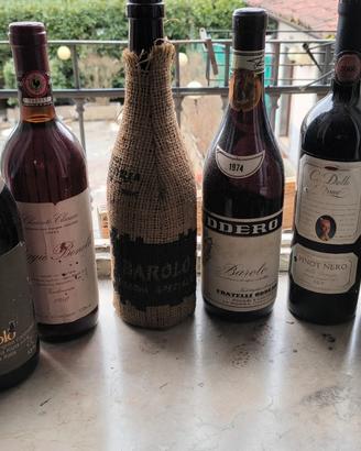 vini pregiati di annate varie