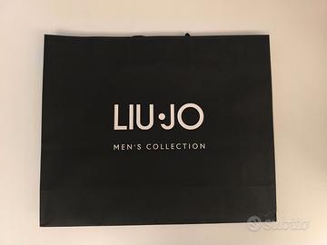 Liu Jo uomo - shopper bag in cartoncino nero