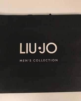 Liu Jo uomo - shopper bag in cartoncino nero
