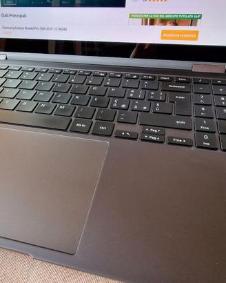 Notebook Samsung Galaxy Book2 Pro 360 15.6", i7