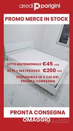 Letto singolo - Letto matrimoniale - PROMO STOCK