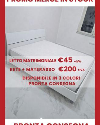 Letto singolo - Letto matrimoniale - PROMO STOCK