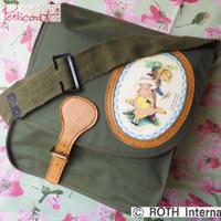 MISS PETTICOAT Vintage 1980 Borsa Tracolla Tessuto