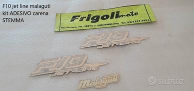 F10 JETLINE ADESIVO STEMMA ORIGINALE RICAMBI MALAG