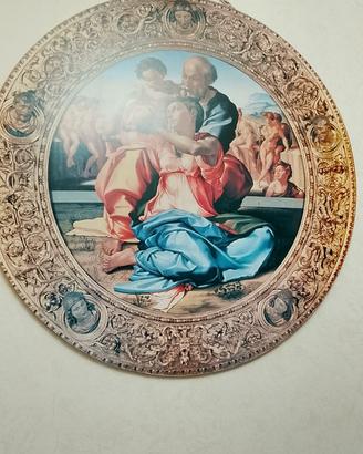 Quadro grande in legno cattolico