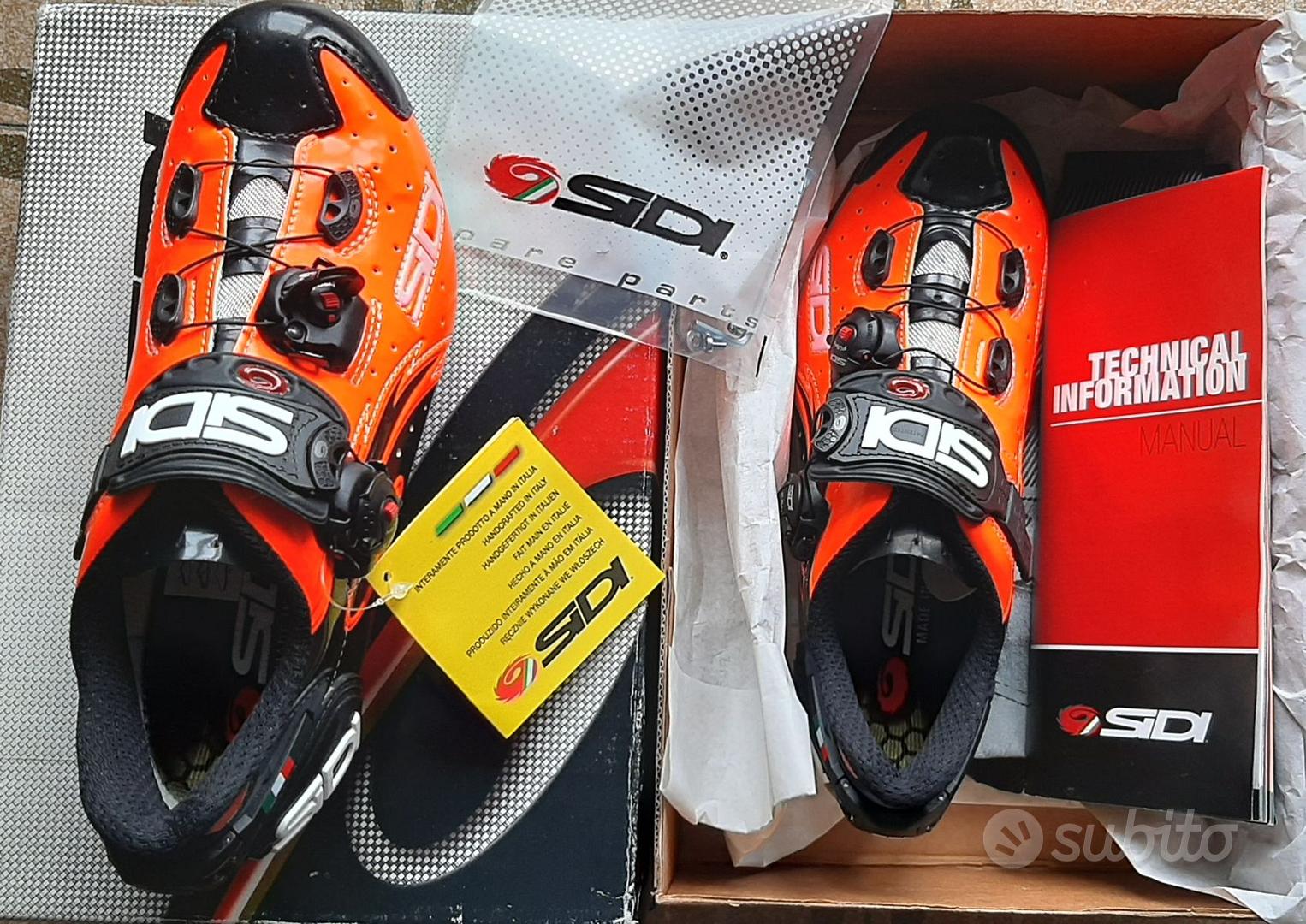 Scarpe Sidi Wire Carbon Lucido NUOVE Tg. 40 - Biciclette In