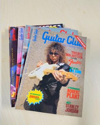Guitar Club lotto 51 riviste+ Supplementi Anni 80