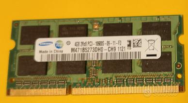 RAM DDr3 per PC portatile 