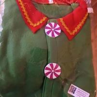 costume da elfo bambina 7-8 anni 130cm