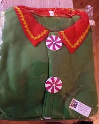 costume da elfo bambina 7-8 anni 130cm