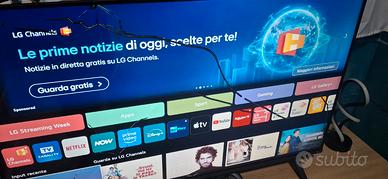 smart tv lg con schermo rotto ma funzionante 
