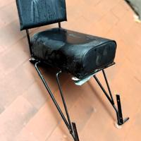 Seggiolino posteriore vintage per bici