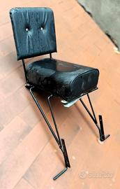Seggiolino posteriore vintage per bici