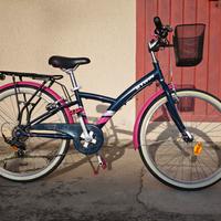 Bicicletta ragazza bambina 24" pollici come nuova