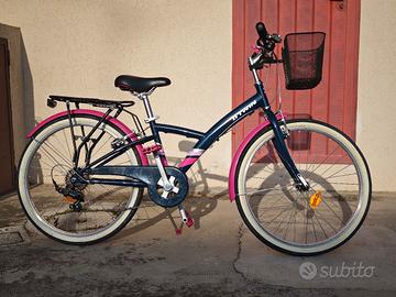 Bicicletta ragazza bambina 24" pollici come nuova