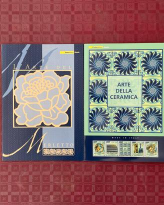 Folder arte del merletto e arte della ceramica