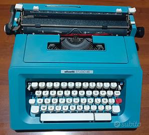 Macchina da scrivere anni 80 Olivetti Studio 46