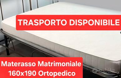 MATERASSO MATRIMONIALE + RETE DOGHE - TRASPORTO OK
