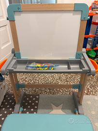 Lavagna bifacciale legno/ plastica