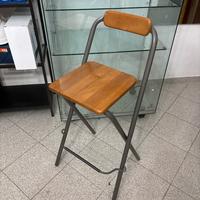 Sedia legno e acciaio