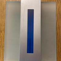 lampada da parete philips metallo e vetro