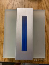 lampada da parete philips metallo e vetro