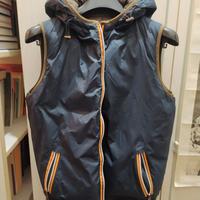 Gilet imbottito impermeabile con cappuccio