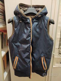 Gilet imbottito impermeabile con cappuccio