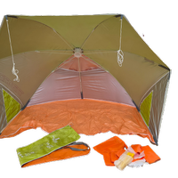 Ombrellone mare effetto tenda