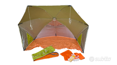 Ombrellone mare effetto tenda