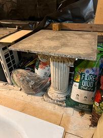 Tavolo da Giardino in marmo e pietra epoca romana