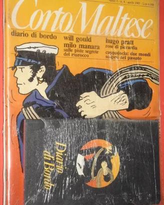 RIVISTA 1985 CORTO MALTESE con Gadget DIARIO BORDO