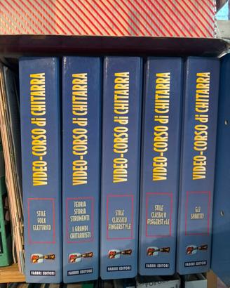 Corso di Chitarra Fabbri Editori VHS completo