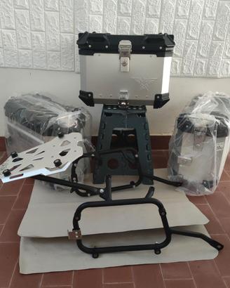 TRIS VALIGIE ORIGINALI MOTO MORINI X-CAPE 649