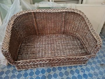 divanetto 3 posti esterno in vimini