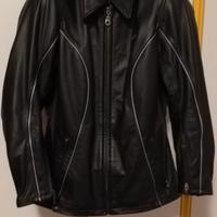 Giacca moto donna in pelle