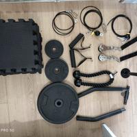 set home Gym , attrezzatura palestra