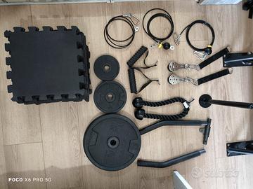 set home Gym , attrezzatura palestra