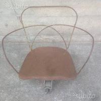 Seggiolino anteriore antico per biciclette