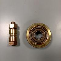 Ruota gola V in acciaio con cuscinetto a sfera