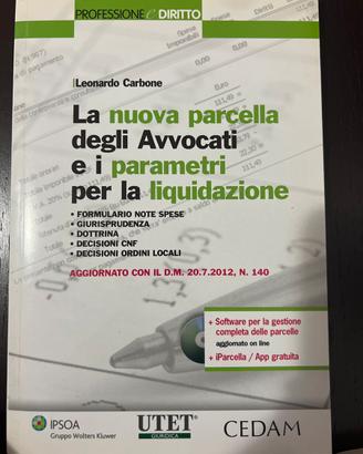 Libro utet parcella degli avvocati