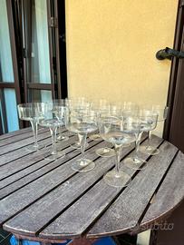 Coppe da champagne in cristallo Rosenthal
