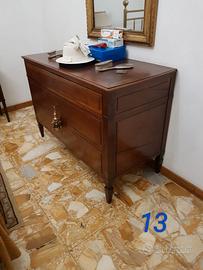 Cassettone antico dell’800 in legno massello