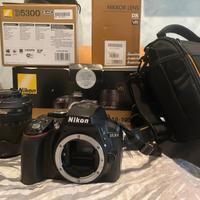 Nikon d5300 18/105vr wifi e accessori.